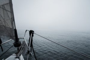 Sailing into the fog